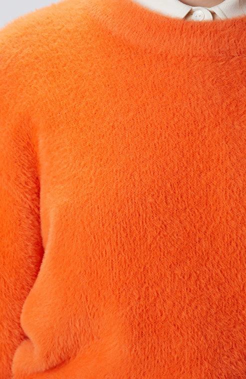 WOMEN'S Orange Knitted Sweater