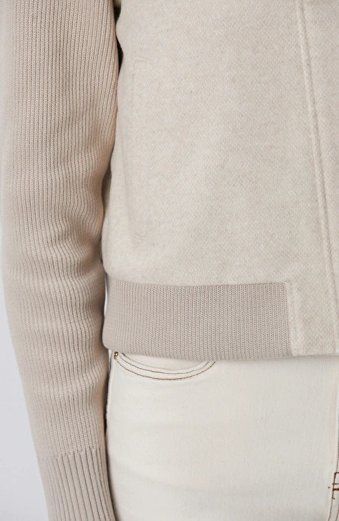 WOMEN'S Light Beige Wool Blend Coat