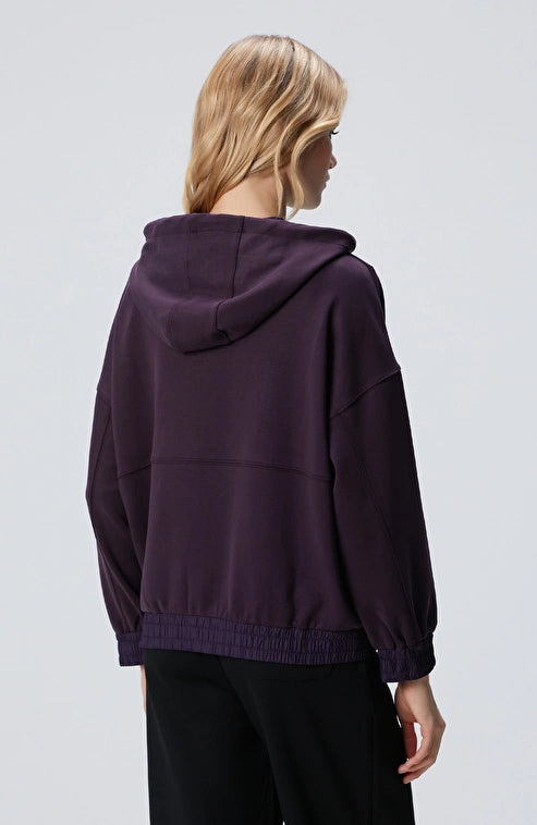 WOMEN'S Purple Modal Blend Sweatshirt
