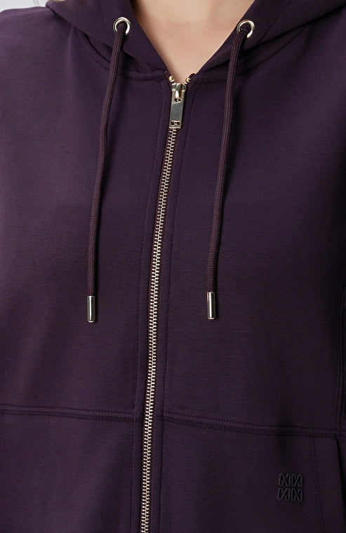 WOMEN'S Purple Modal Blend Sweatshirt