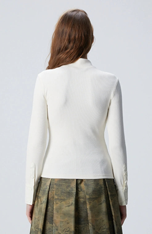 WOMEN'S N-Tech Off-White T-shirt