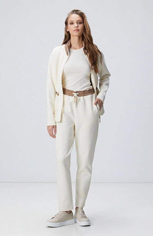 WOMEN'S Off White N-Tech Woven Garnish Knitted Tracksuit