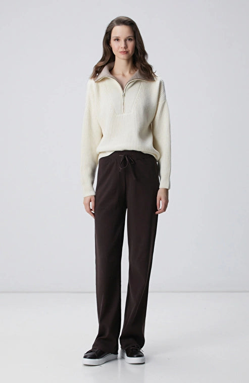 WOMEN'S Dark Coffee Knit Sweatpants