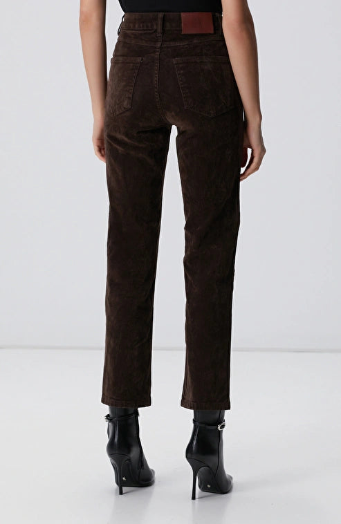WOMEN'S Dark Brown Denim Pants