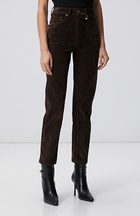 WOMEN'S Dark Brown Denim Pants
