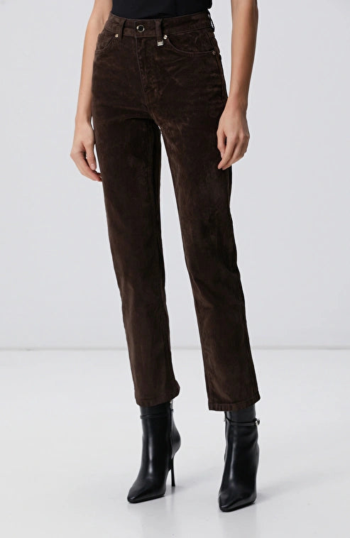 WOMEN'S Dark Brown Denim Pants