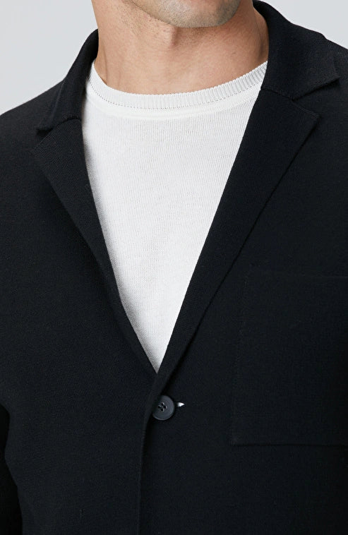 MEN'S Black Knit Jacket
