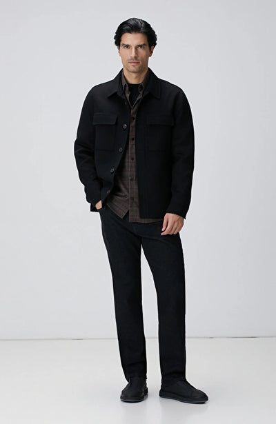 MEN'S Black Cashmere Touch Denim Pants