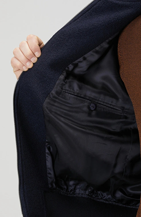 MEN'S Navy Blue Wool Jacket