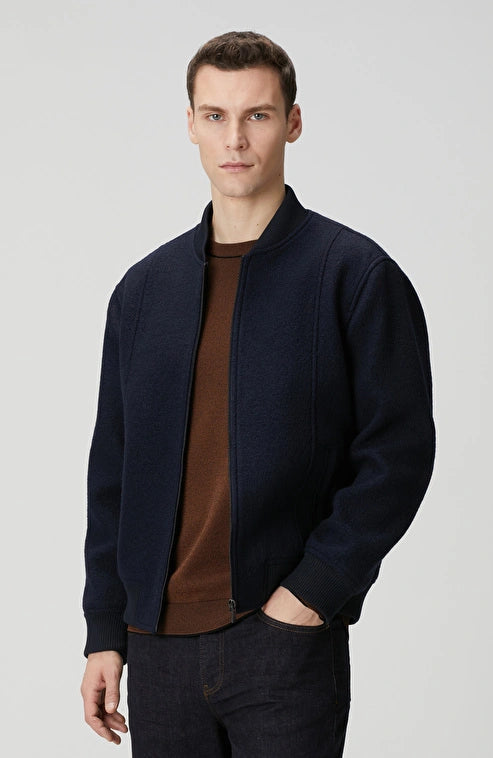 MEN'S Navy Blue Wool Jacket