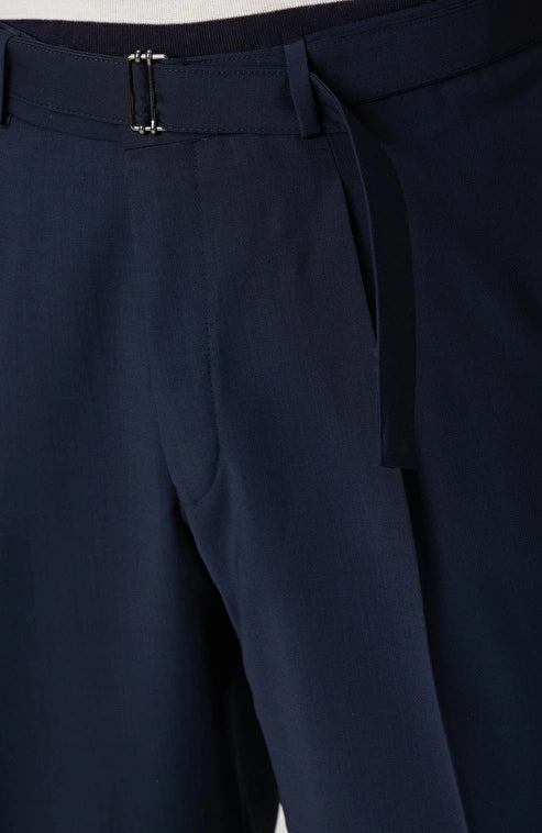 MEN'S Navy Blue Wool Trousers