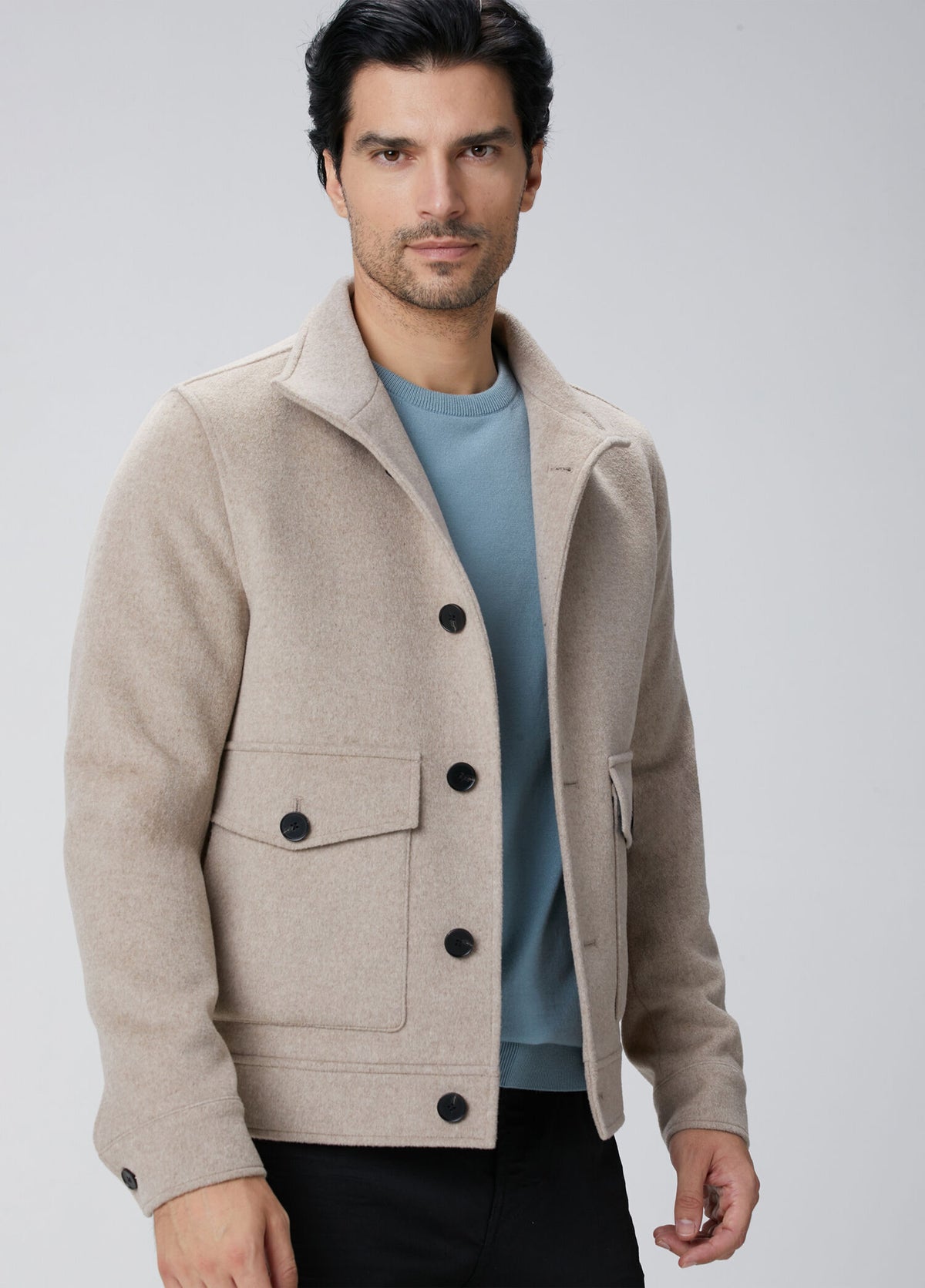 MEN'S BEIGE COAT