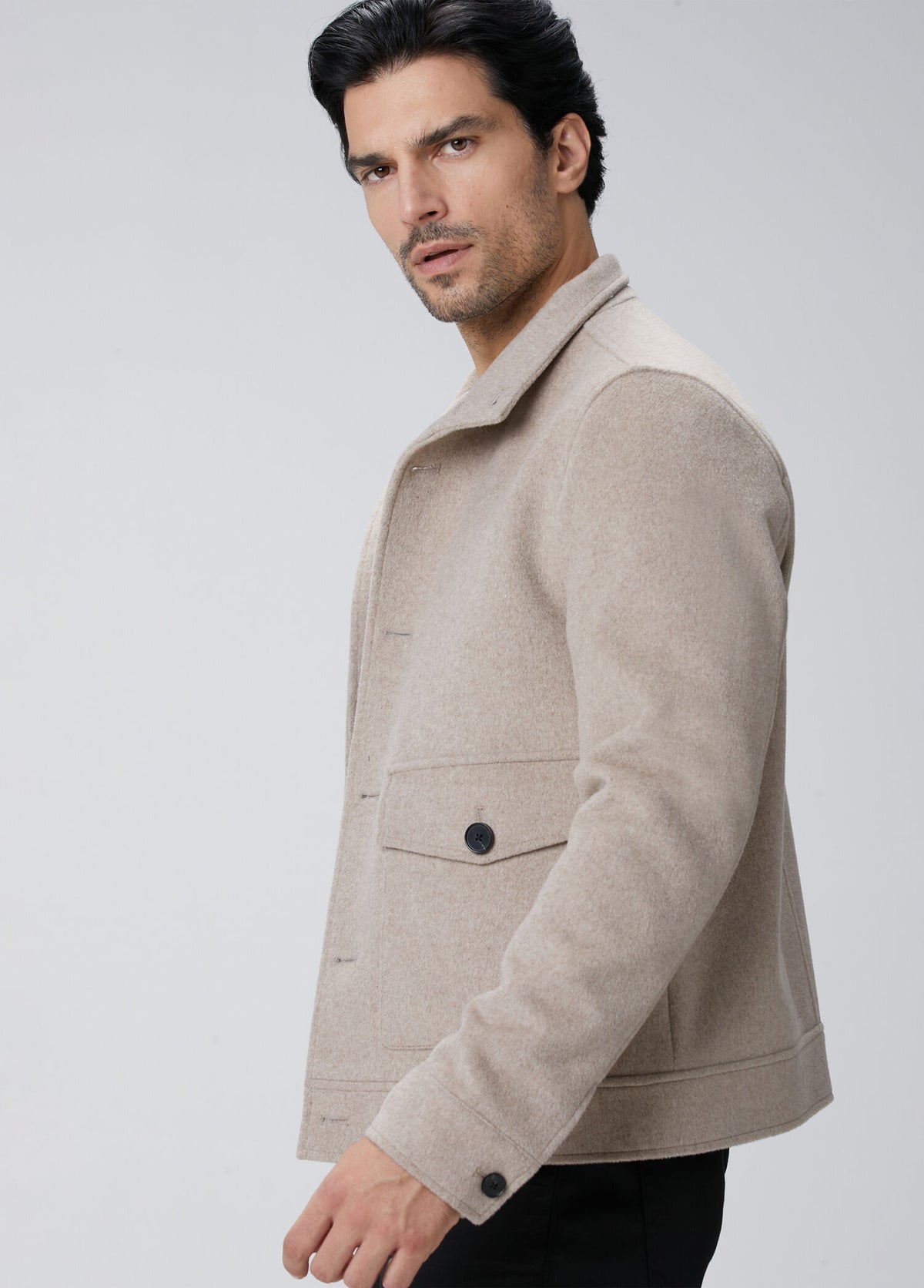 MEN'S BEIGE COAT