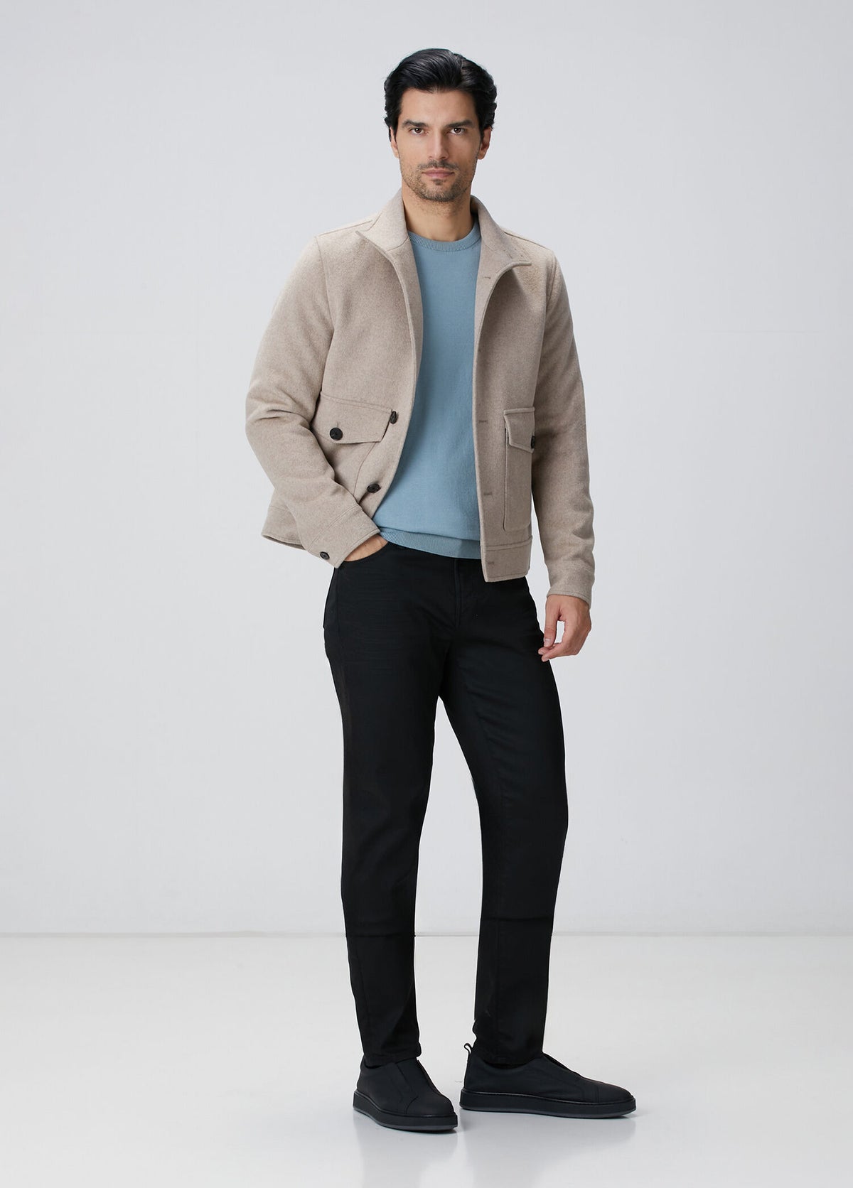 MEN'S BEIGE COAT