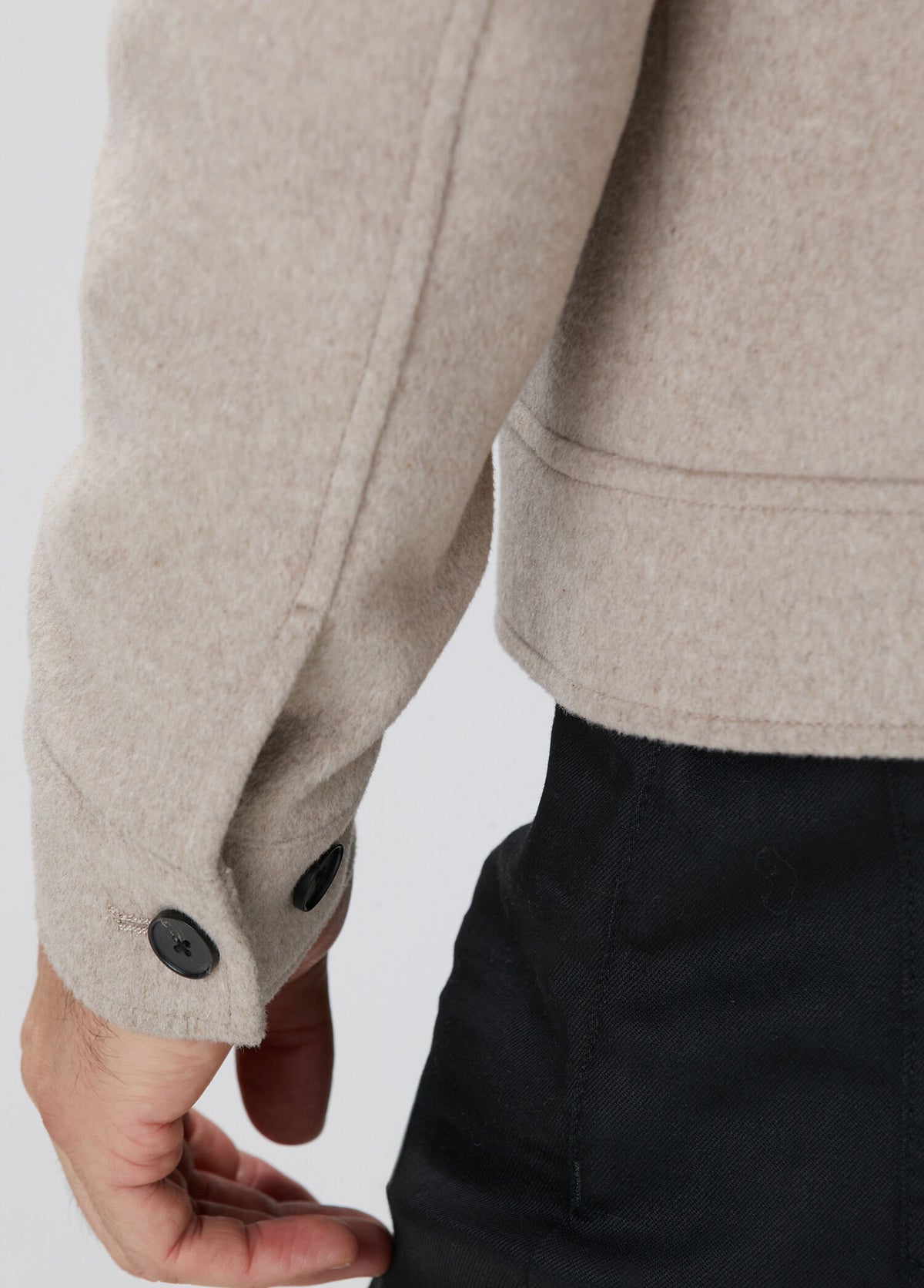 MEN'S BEIGE COAT