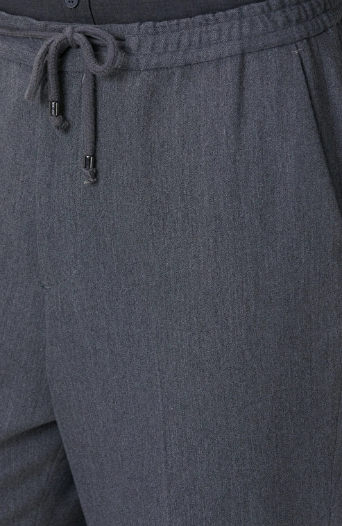 MEN'S Gray Lyocell Trousers