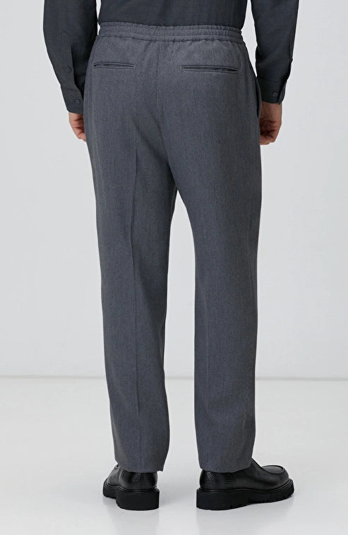 MEN'S Gray Lyocell Trousers