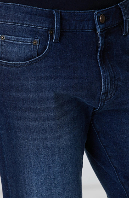 MEN'S Navy Blue Cashmere Touch Denim Pants