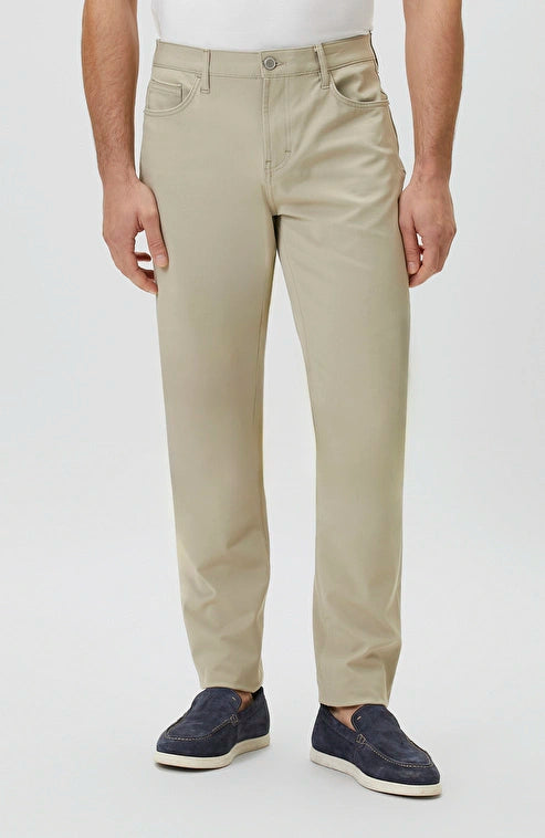 MEN'S N-Tech Beige Knitted Trousers with Elastic Waistband