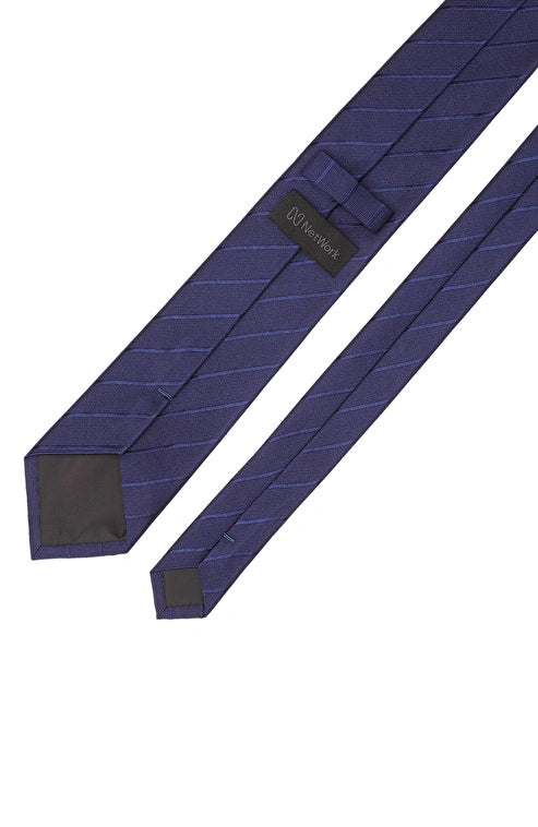 MEN'S Navy Blue Silk Tie