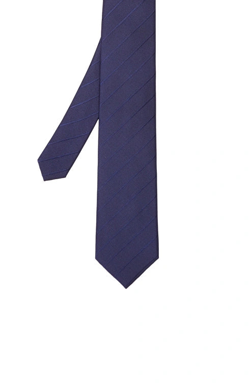 MEN'S Navy Blue Silk Tie