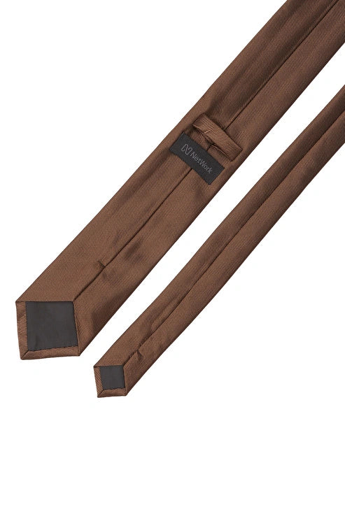 MEN'S Brown Striped Tie