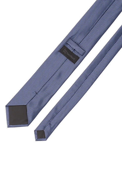 MEN'S Navy Patterned Tie