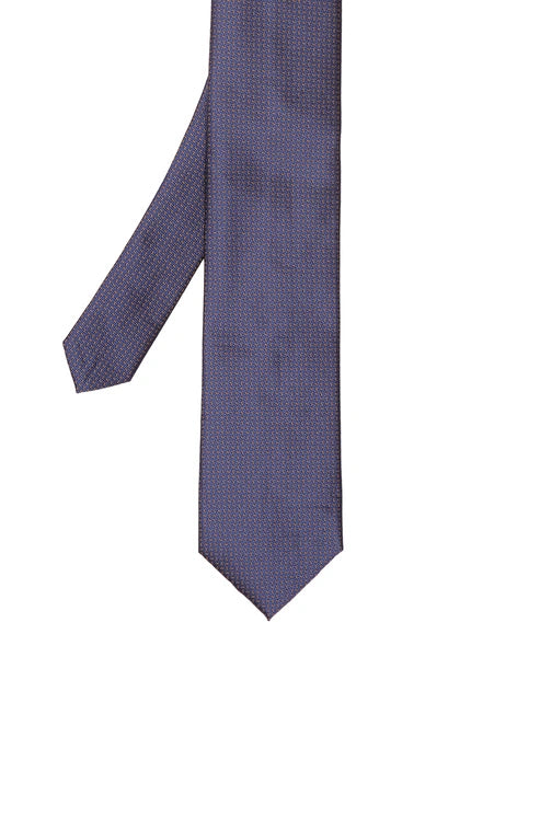 MEN'S Navy Patterned Tie