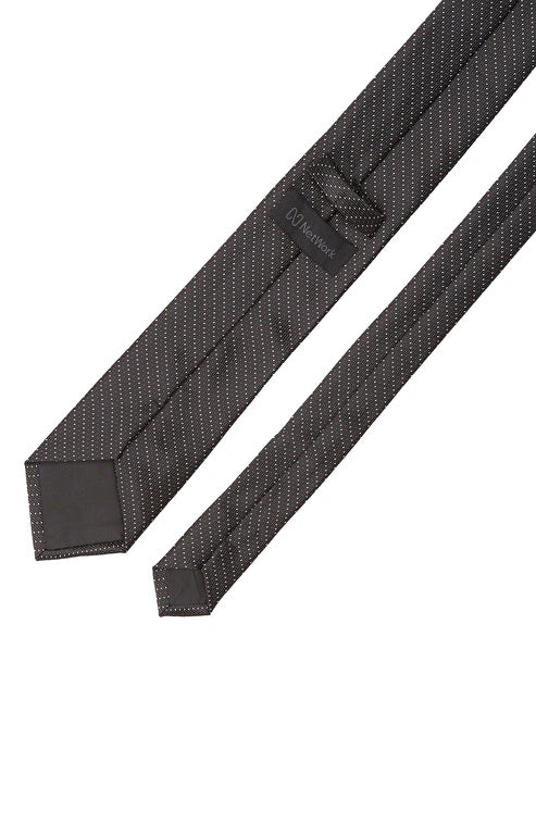 MEN'S Black Patterned Tie