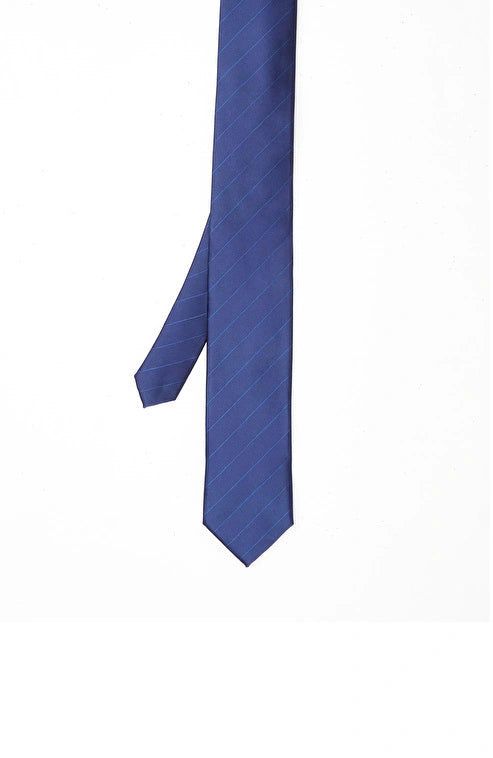 MEN'S Navy Striped Tie