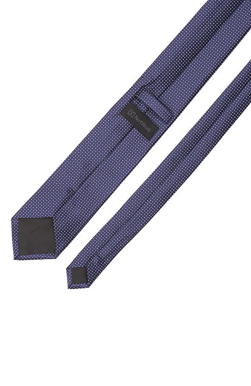 MEN'S Navy Polka Dot Tie