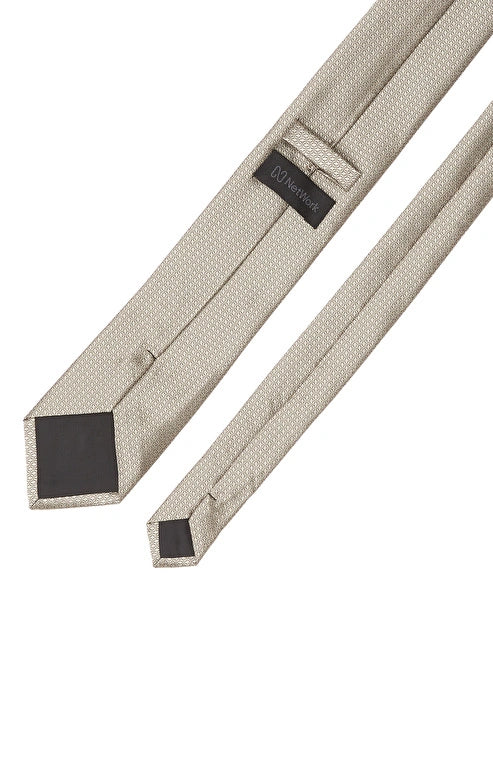 MEN'S Beige Patterned Tie