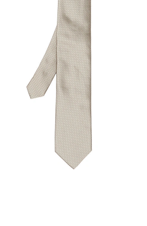 MEN'S Beige Patterned Tie