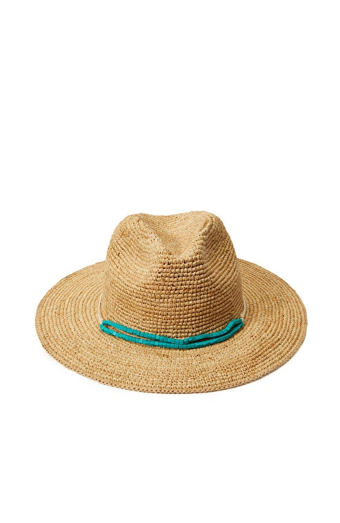 WOMEN'S Beige Raffia Hat