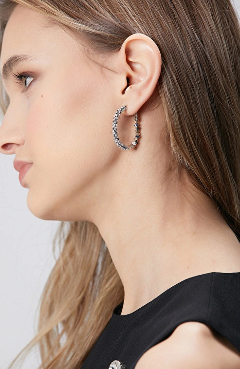 WOMEN'S Silver Hoop Earrings