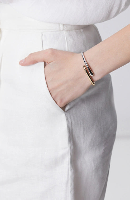 WOMEN'S Silver Gold Metal Bracelet