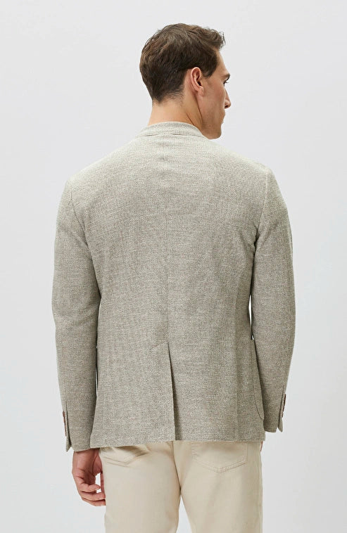 MEN'S Beige Knitted Jacket