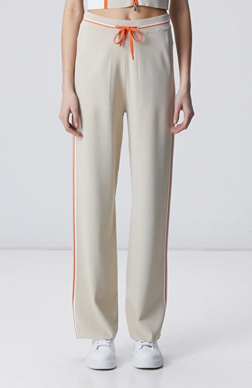 WOMEN'S N-Tech Beige Knit Sweatpants