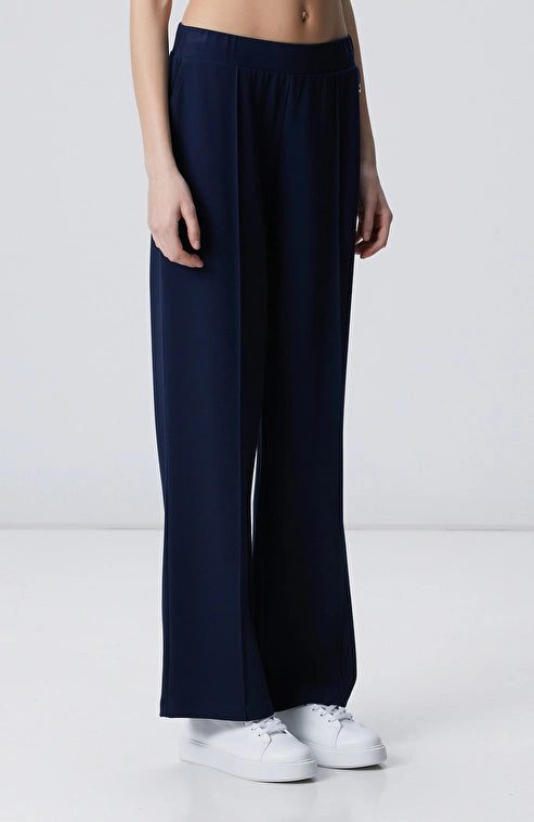 WOMEN'S Navy Blue Modal Blend Sweatpants