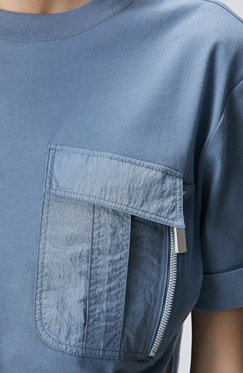 WOMEN'S N-Tech Blue Trim Detail T-shirt