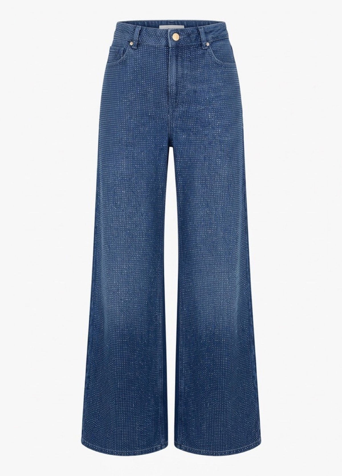 WOMEN'S INDIGO DENIM TROUSERS