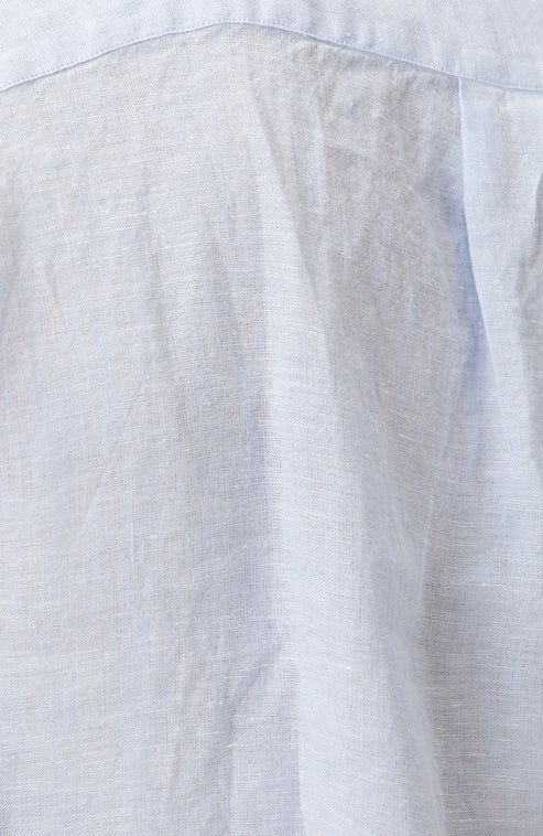 MEN'S Light Blue Comfort Linen Shirt