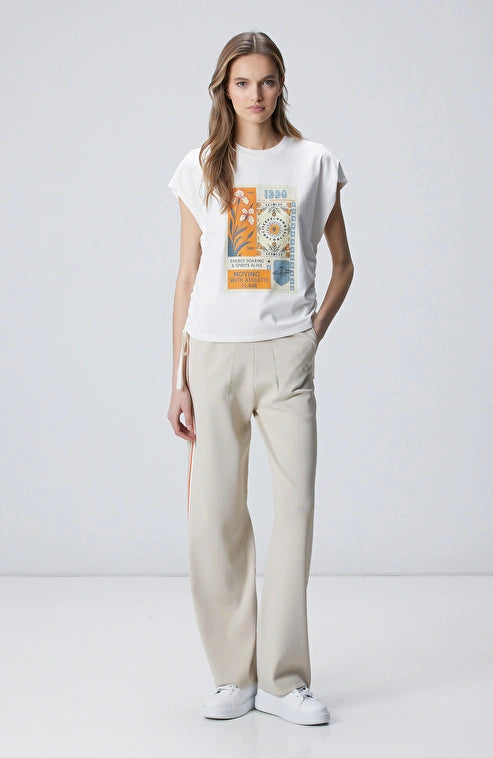 WOMEN'S Off-white N-Tech printed T-shirt