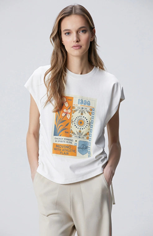 WOMEN'S Off-white N-Tech printed T-shirt