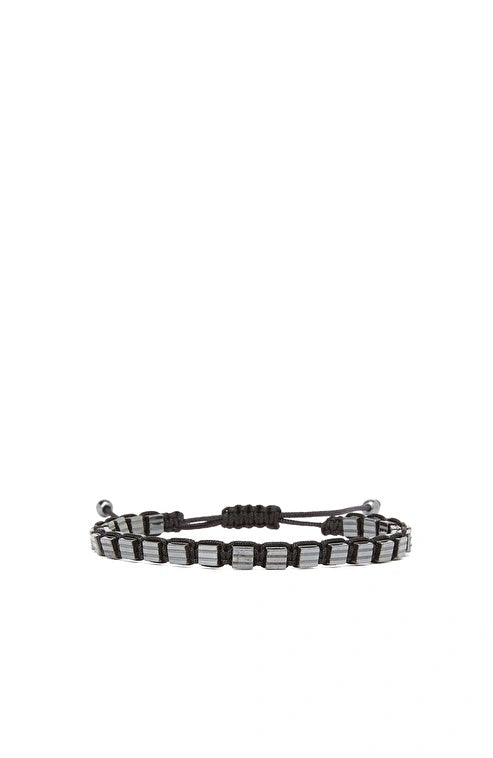 MEN'S Silver Cord Bracelet