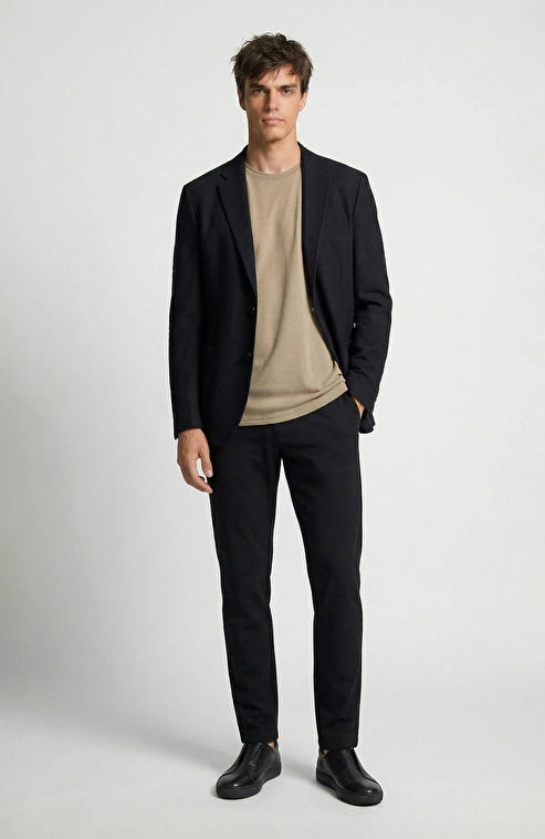 MEN'S Navy Diagonal Trousers