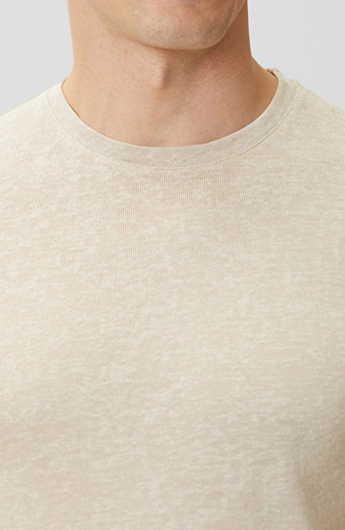 MEN'S N-Green Beige Basic T-shirt