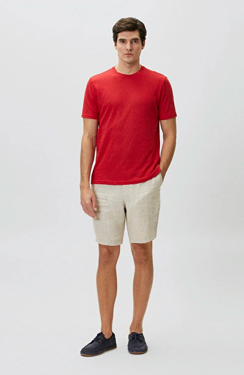 MEN'S N-Green Red Basic T-shirt