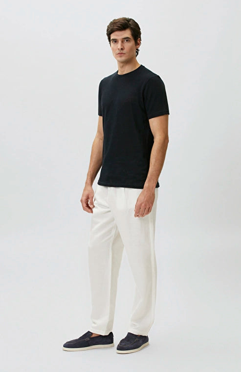 MEN'S N-Green Navy Blue Basic T-shirt