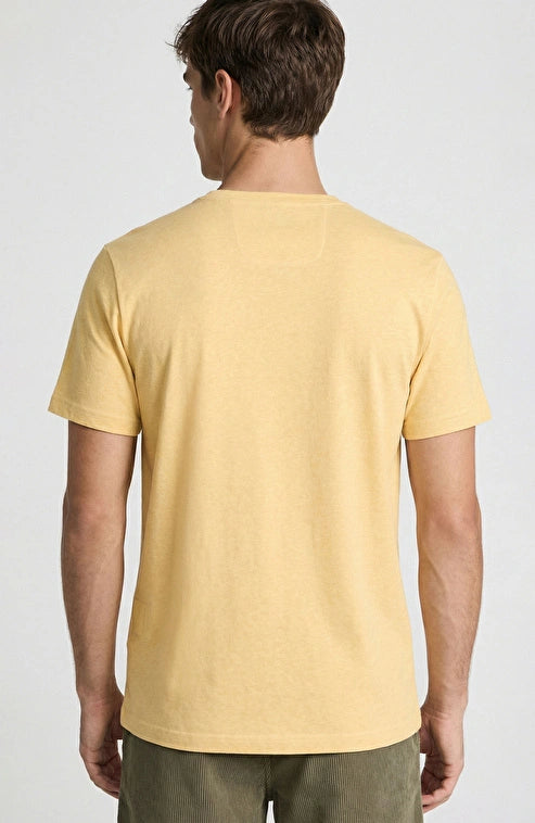 MEN'S N-Green Yellow Basic T-shirt